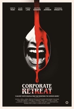 Theatrical strategy for distribution release poster for Corporate Retreat