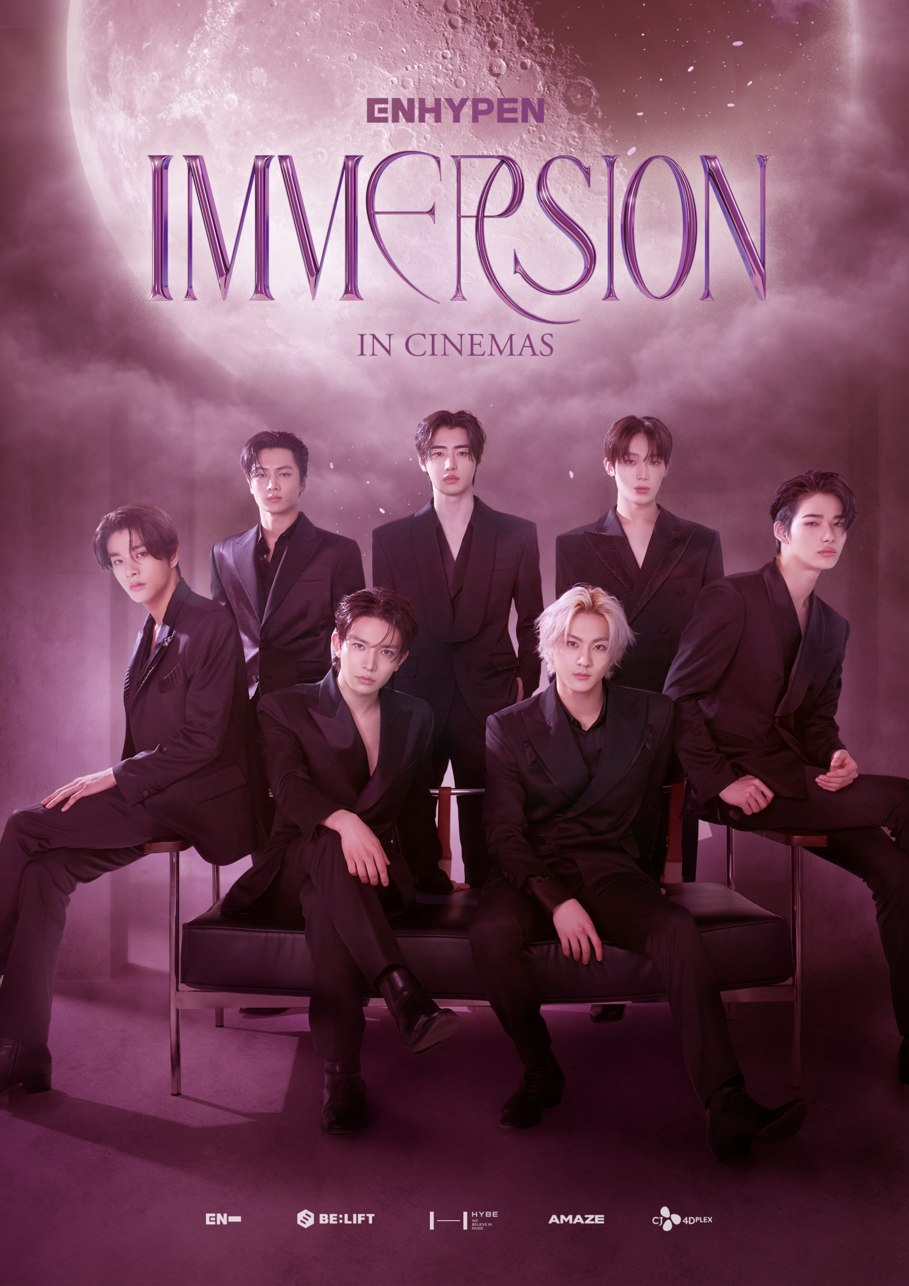 Theatrical strategy for distribution release poster for ENHYPEN: IMMERSION