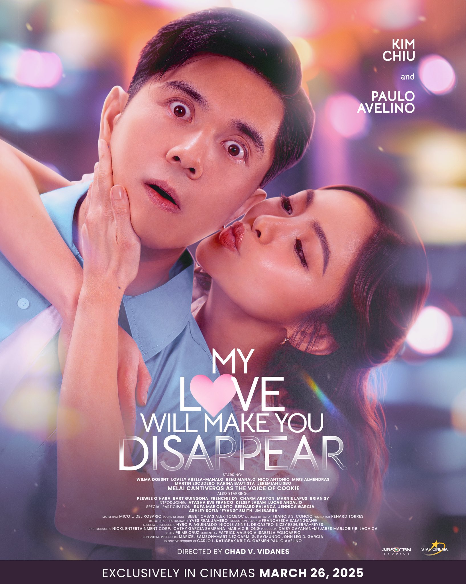 Theatrical strategy for distribution release poster for My Love Will Make You Disappear