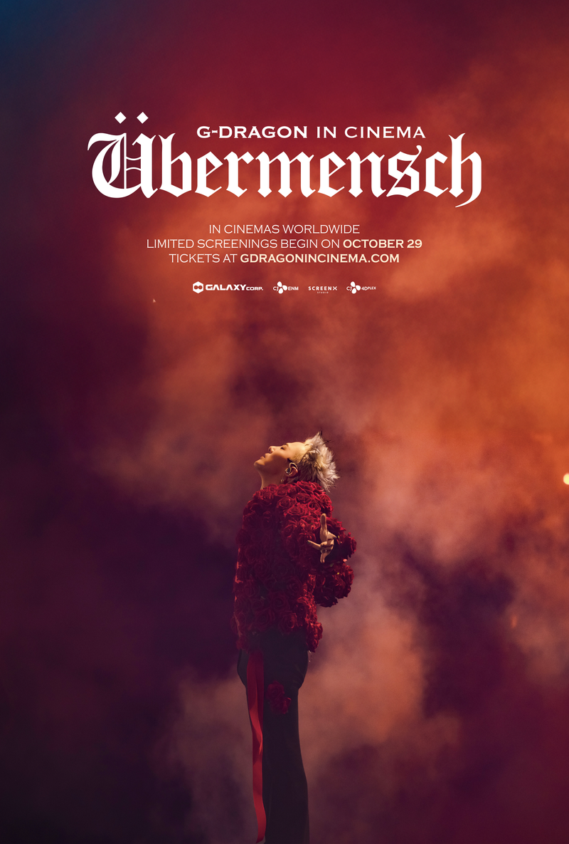 Theatrical strategy for distribution release poster for G-Dragon in Cinema: Ubermensch