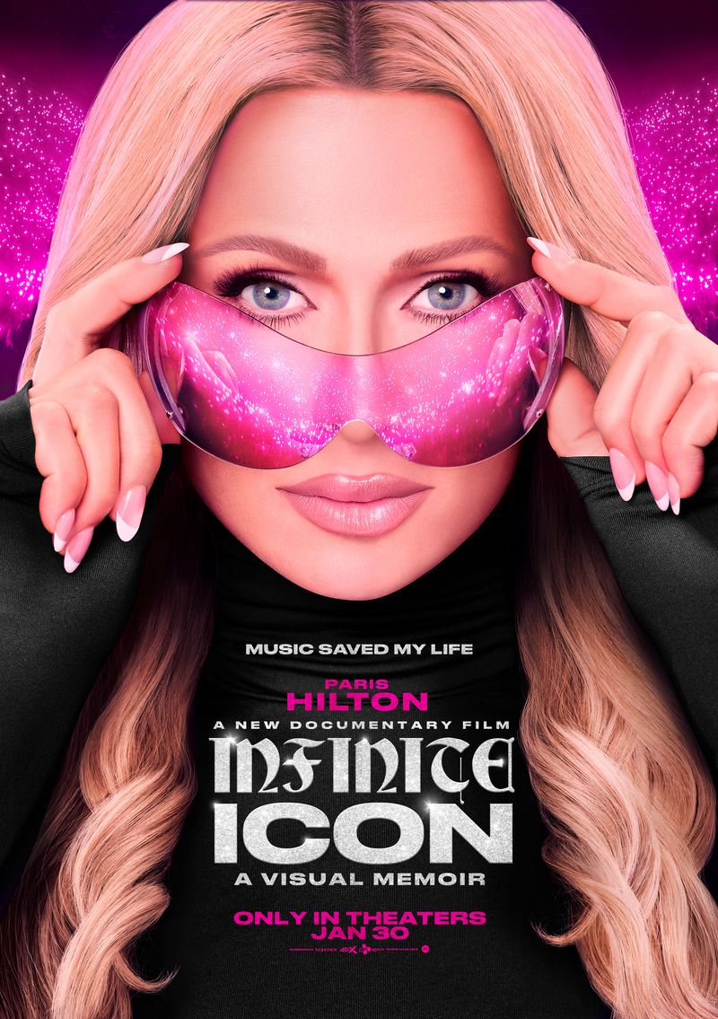 Theatrical strategy for distribution release poster for Infinite Icon: A Visual Memoir
