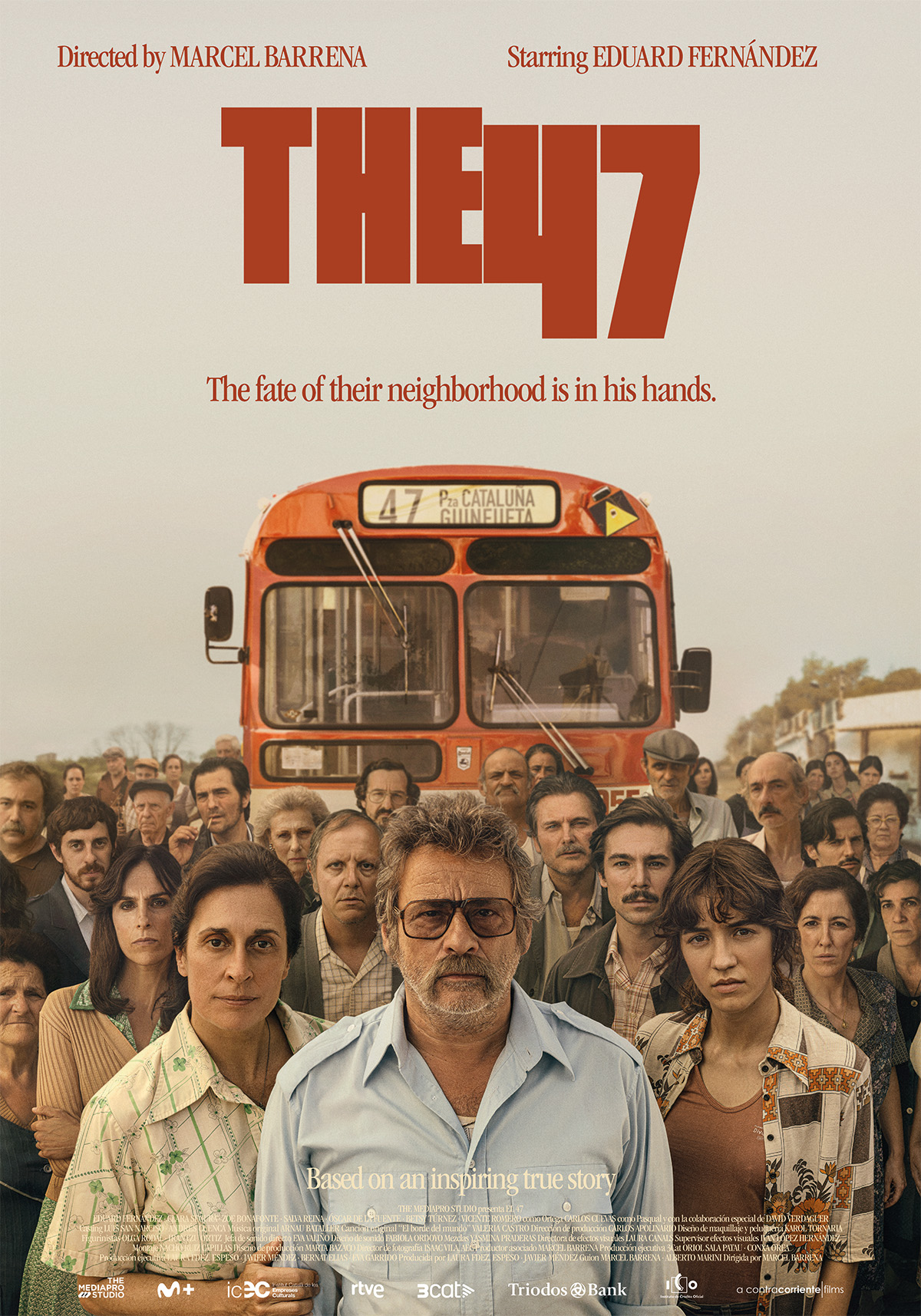 Theatrical strategy for distribution release poster for The 47
