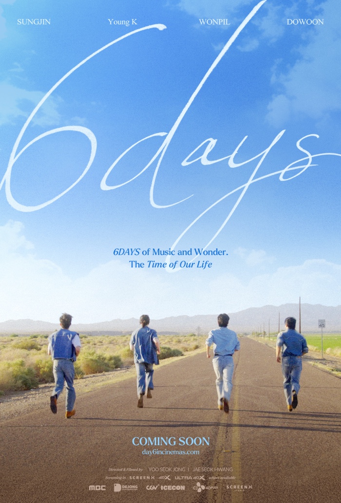 Theatrical strategy for distribution release poster for 6 Days