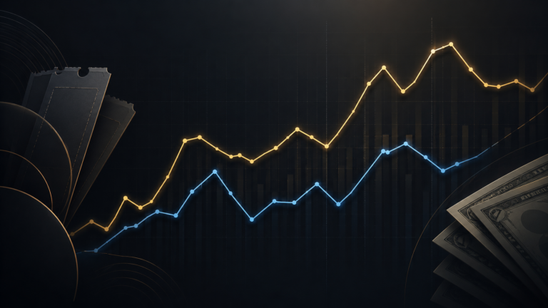 Generic line chart used as an example of data.
