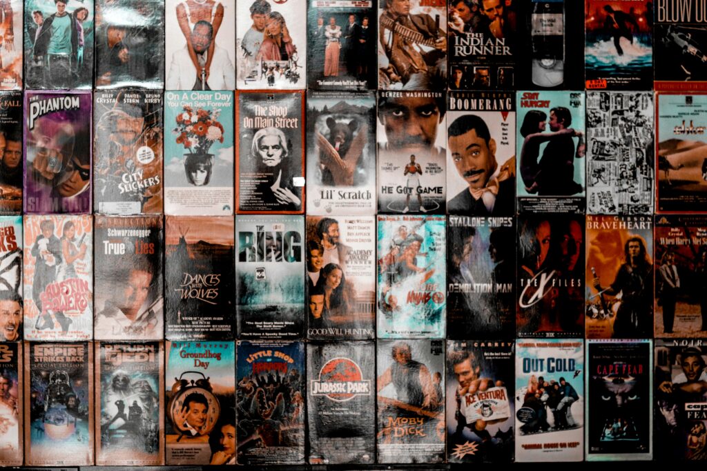 Selection of various movie posters.